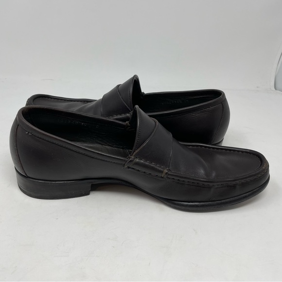 Gucci Brown Leather Men's Loafers 10D - Picture 4 of 15